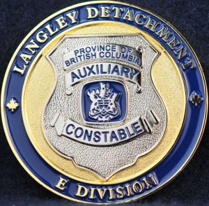 rcmp detachment auxiliary langley challengecoins ca regional police york
