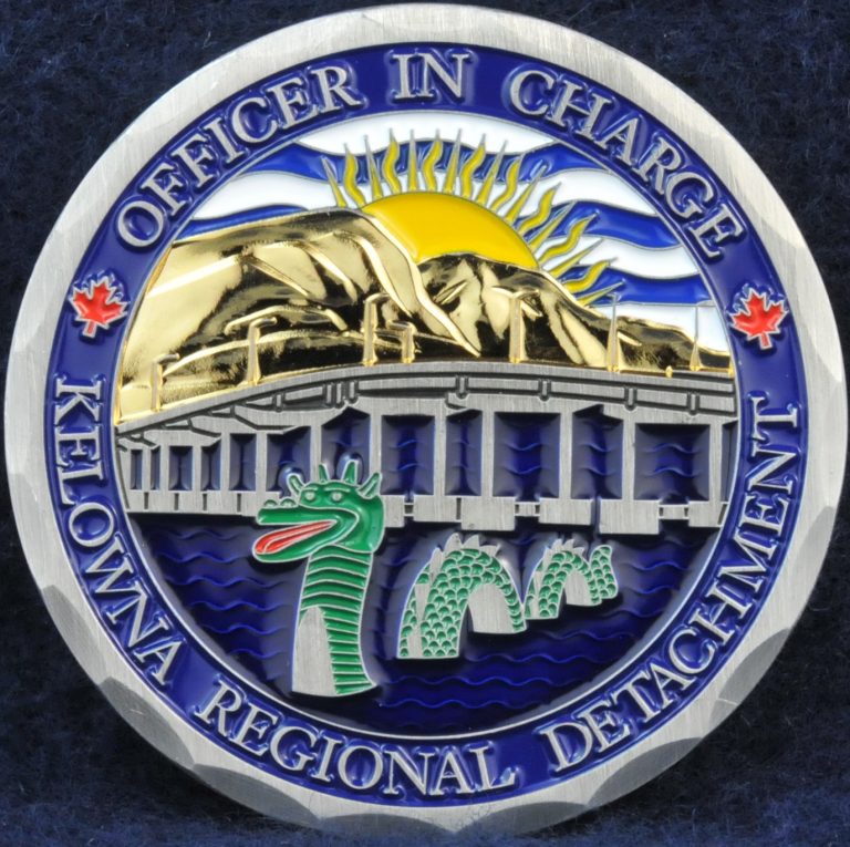 RCMP E Division Kelowna Regional Detachment new Challengecoins.ca