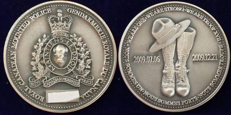 RCMP Troop 17 2009 Challengecoins ca