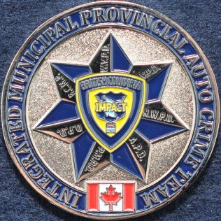 Integrated Municipal Provincial Auto Crime Team (IMPACT), British Columbia