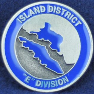 RCMP E Division Island District (silver)