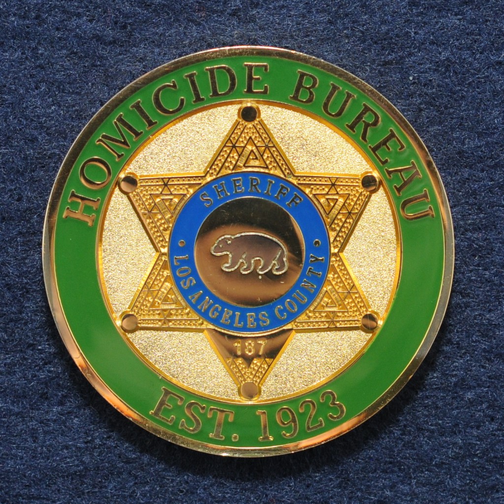 Sheriff LA County Homicide Bureau 2