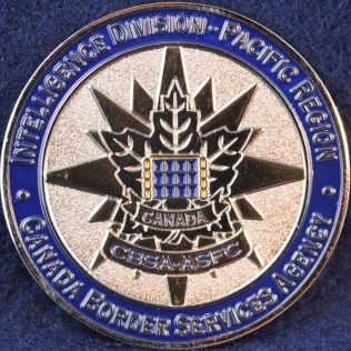 Canada Border Services Agency CBSA Intelligence Division - Pacific Region blue