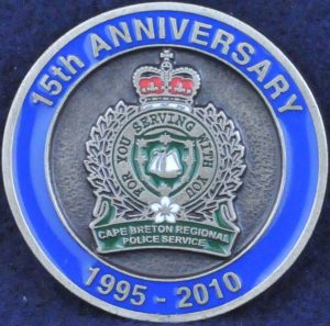 Cape Breton Regional Police Service 15th Anniversary