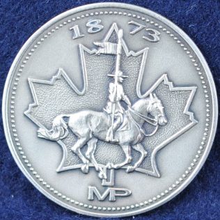 RCMP 1873 MP pewter