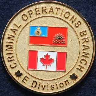 RCMP E Division Criminal Operations Branch