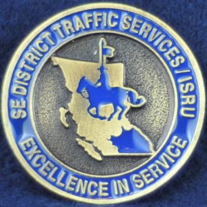 RCMP South East District E Division Traffic Services IRSU (gold)
