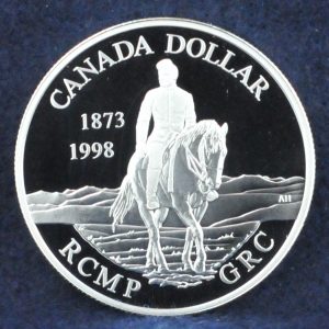RCMP Canada Dollar 1873-1973 silver
