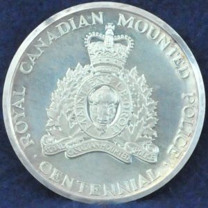 RCMP Centennial Maintiens Le Droit silver 2