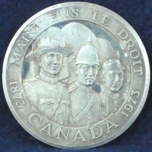 RCMP Centennial Maintiens Le Droit silver
