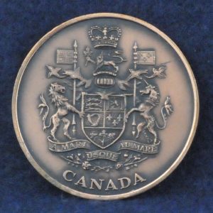 RCMP Coat of Arms Canada bronze 2