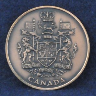 RCMP Coat of Arms Canada bronze