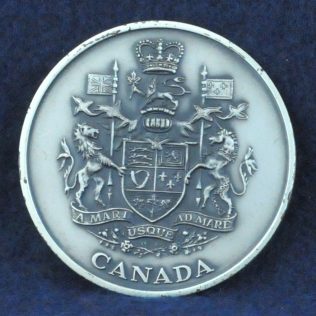 RCMP Coat of Arms Canada pewter