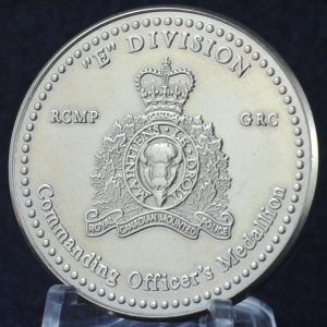 RCMP E Division Commanding Officer's Medallion 2