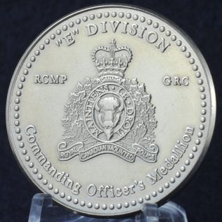 RCMP E Division Commanding Officer's Medallion