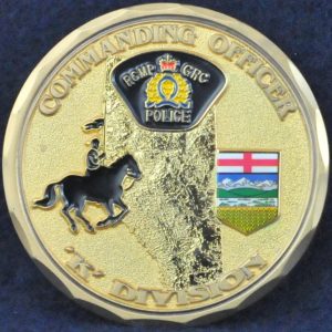 RCMP K Division Commanding Officer Gold