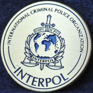 INTERPOL 100 years of International Police Cooperation Bronze 2