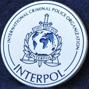 INTERPOL 100 years of International Police Cooperation Silver 2