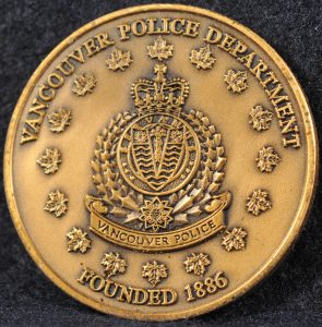 Vancouver Police Department VPD Bronze 2