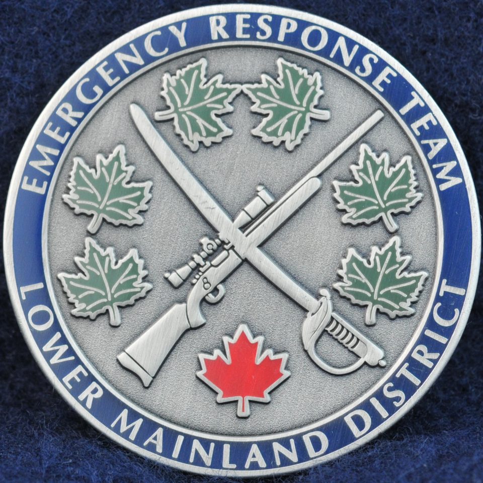 RCMP E Division Emergency Response Team Lower Mainland 10th anniversary