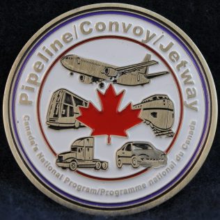 RCMP E Division Pipeline Convoy Jetway