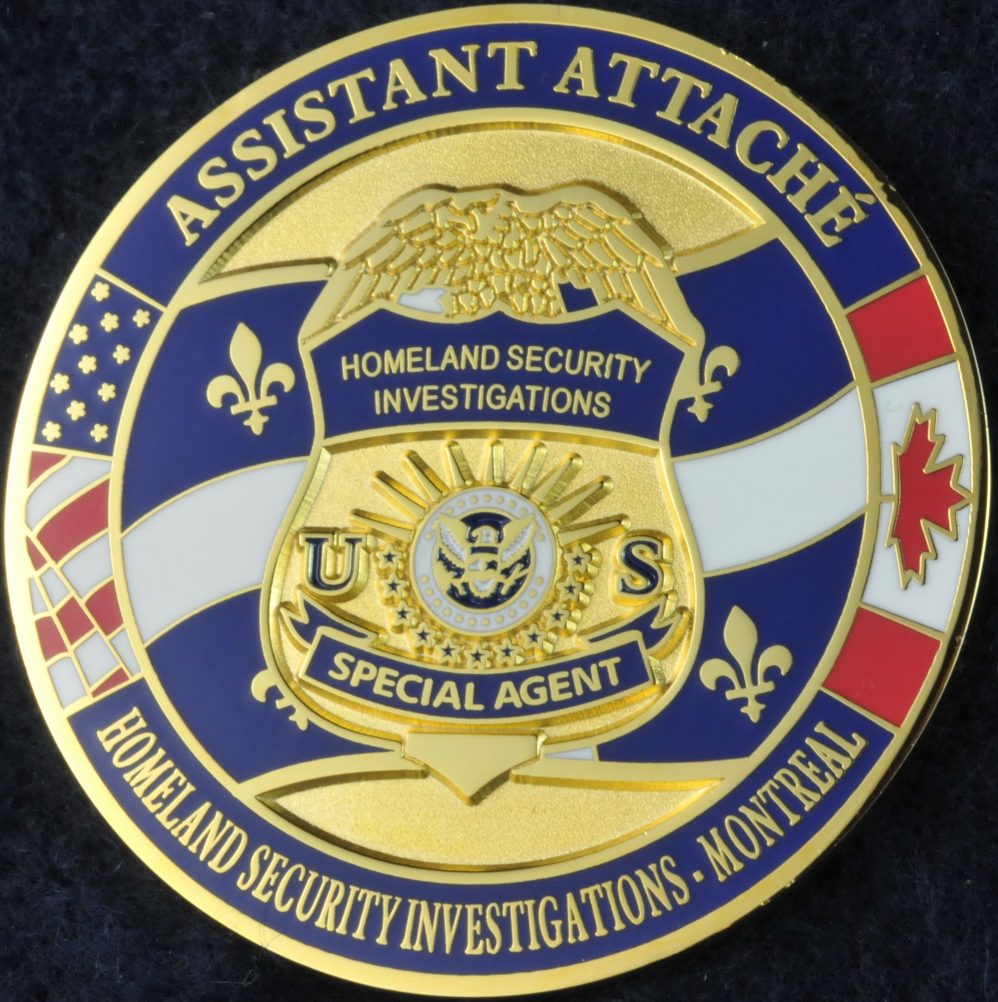 HSI Special Agent GP Coin 1110# Homeland Security Investigations U.S 