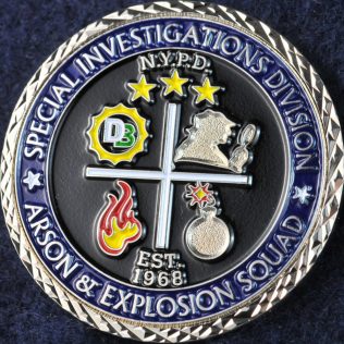 US NYPD Special Investigations Division Arson and Explosion Squad