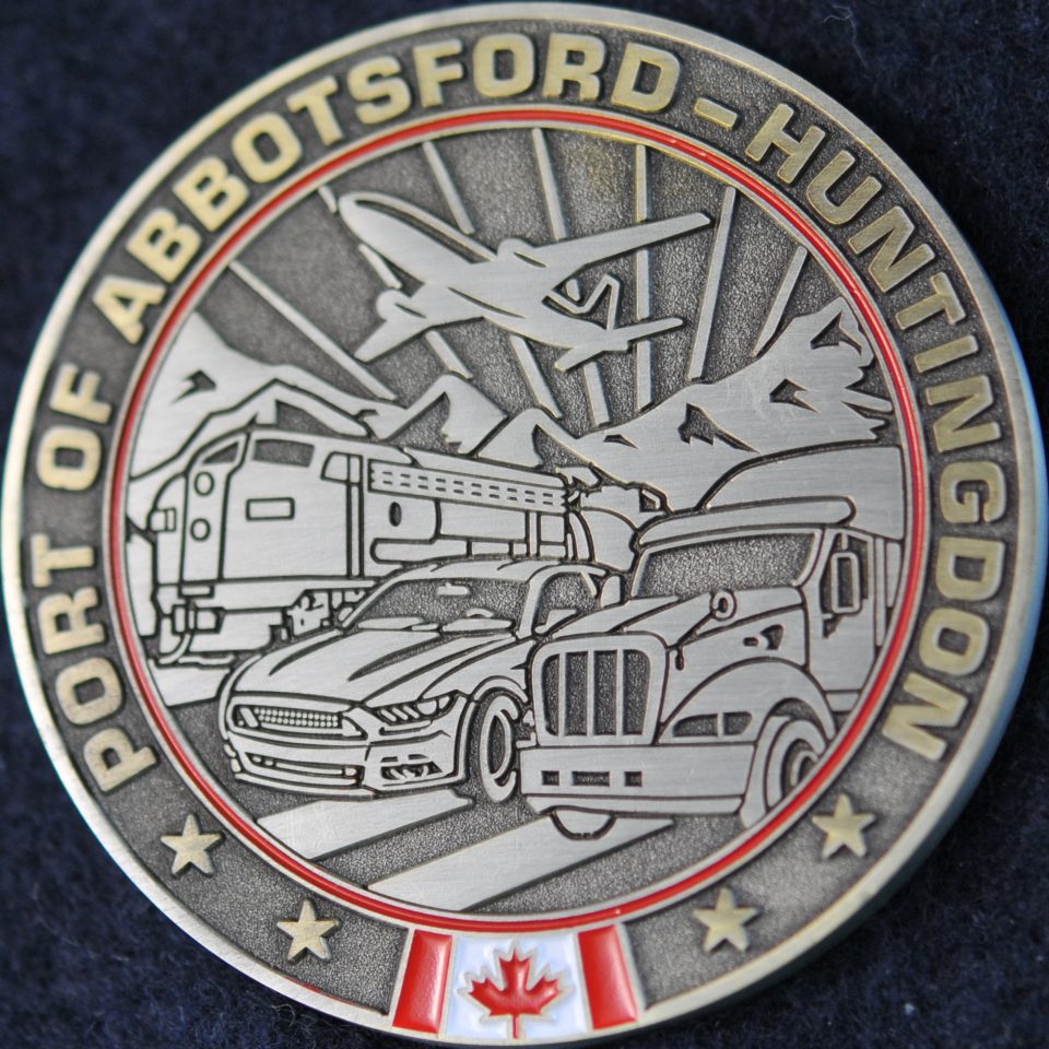 CBSA Port of Abbotsford-Huntington | Challengecoins.ca