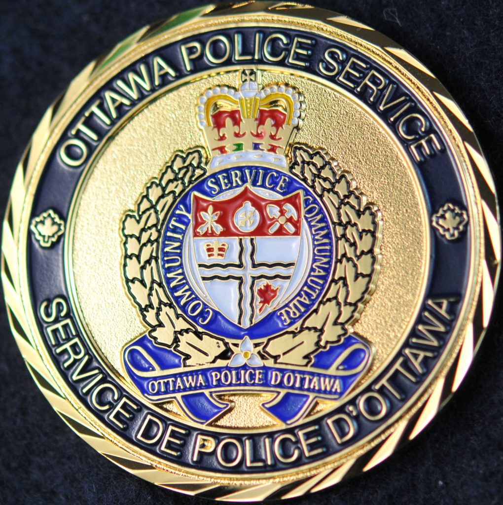 Ottawa Police Service Traffic Enforcement and Escort Challengecoins.ca