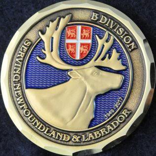 RCMP B Division servicing Newfoundland and Labrador 1949-2017