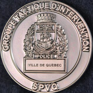 Service de Police de la Ville de Québec SPVQ - Groupe Tactique d'intervention