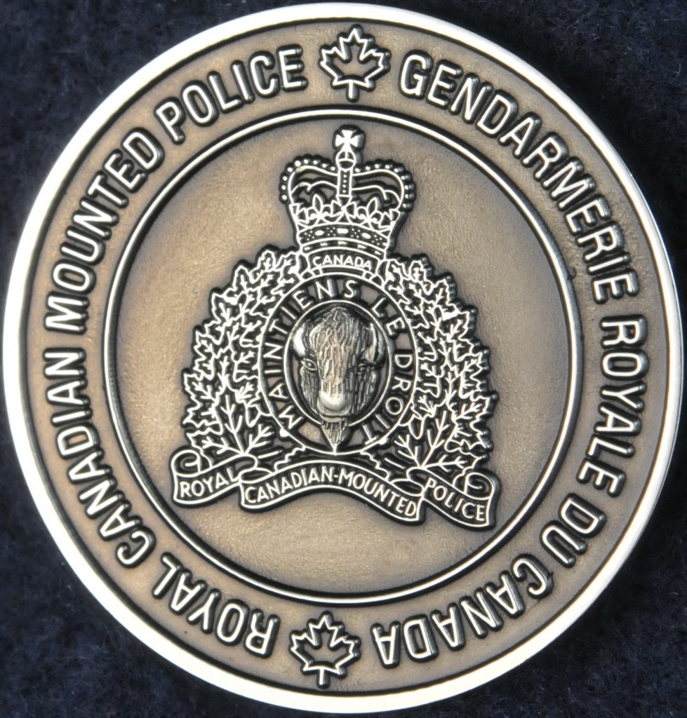 RCMP J Division Tactical Troop Thank You | Challengecoins.ca