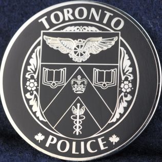 Toronto Police Service Maple Leaf Thin Blue Line black