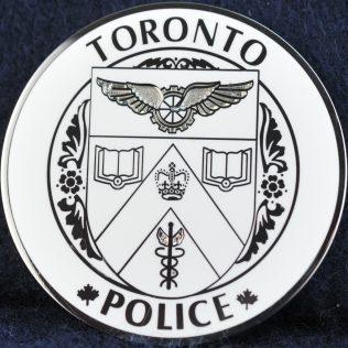 Toronto Police Service Maple Leaf Thin Blue Line white