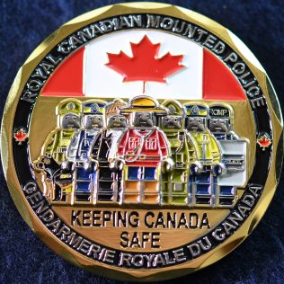 RCMP LEGO Keeping Canada Safe gold