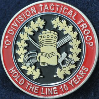 RCMP O Division Tactical Troop 10 years