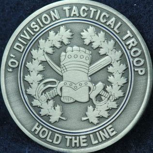 RCMP O Division Tactical Troop pewter