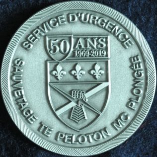 Sûreté du Québec - Service d'urgence 50 ans 1969-2019