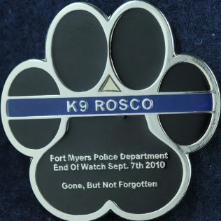 US Fort Myers Police Department K9 Rosco