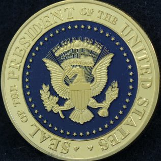 US Seal of the President of the United States Donald J Trump