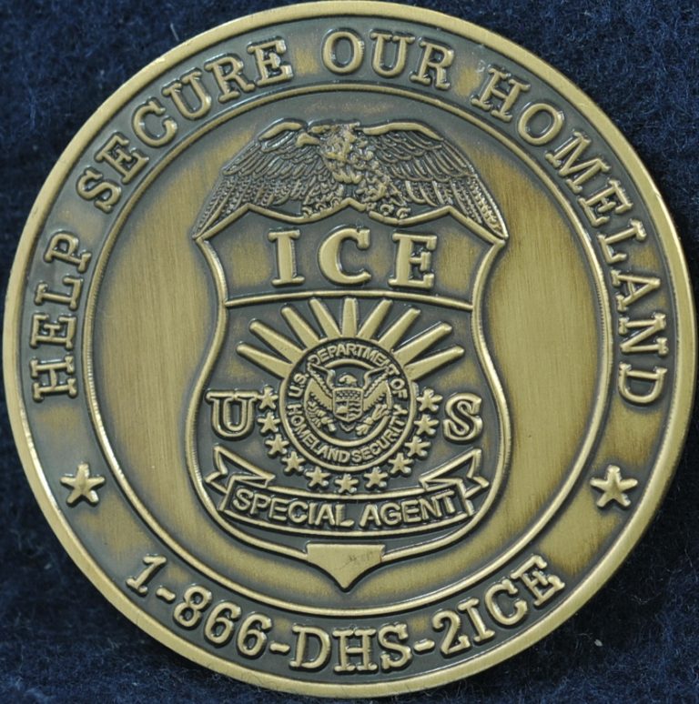 US Department of Homeland Security ICE SAG Honolulu | Challengecoins.ca