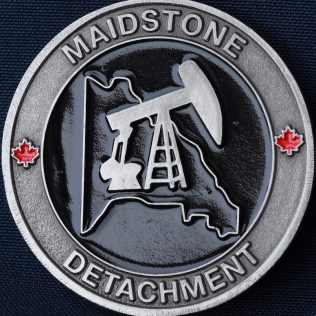 RCMP F Division Maidstone Detachment Pewter