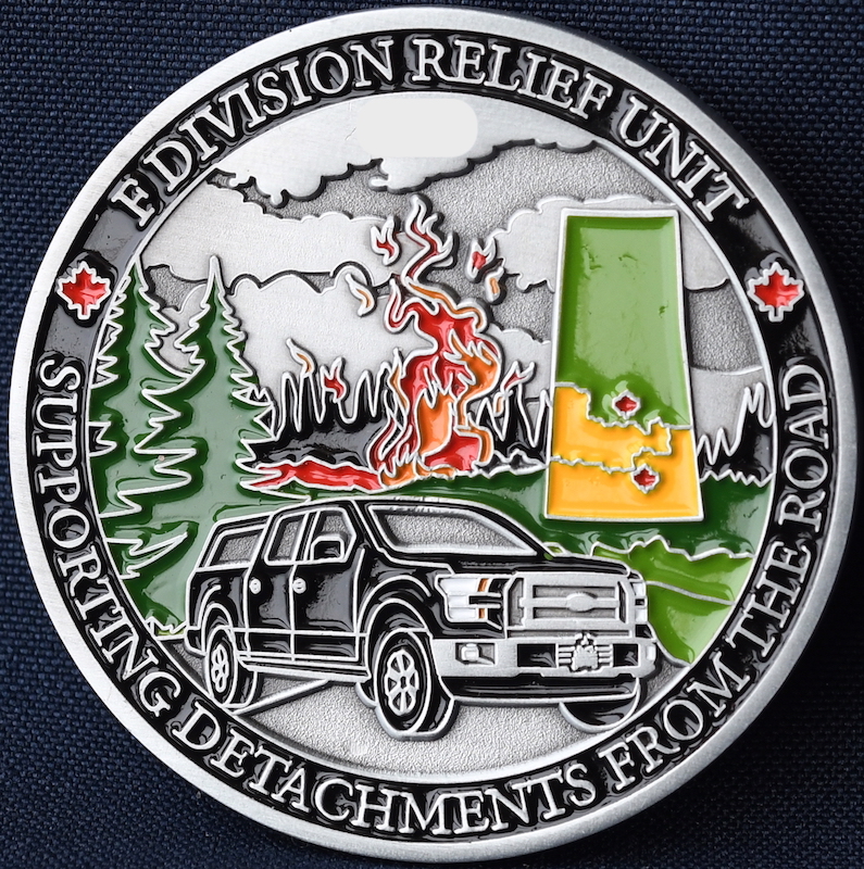 RCMP F Division Relief Unit | Challengecoins.ca