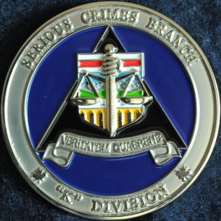 RCMP K Division - Serious Crimes Branch Blue