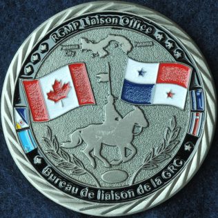 RCMP NHQ Liaison Office Panama Antique Silver