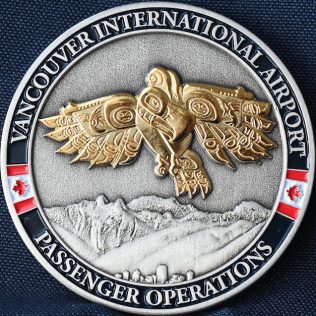 Canada Border Services Agency CBSA Vancouver International Airport Passenger Operations Gold