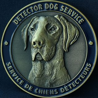 Canada Border Services Agency CBSA - Detector Dog Service Pacific Region 2 inch