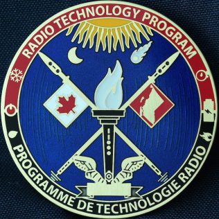 RCMP E Division Radio Technology Program Gold Glow in the Dark