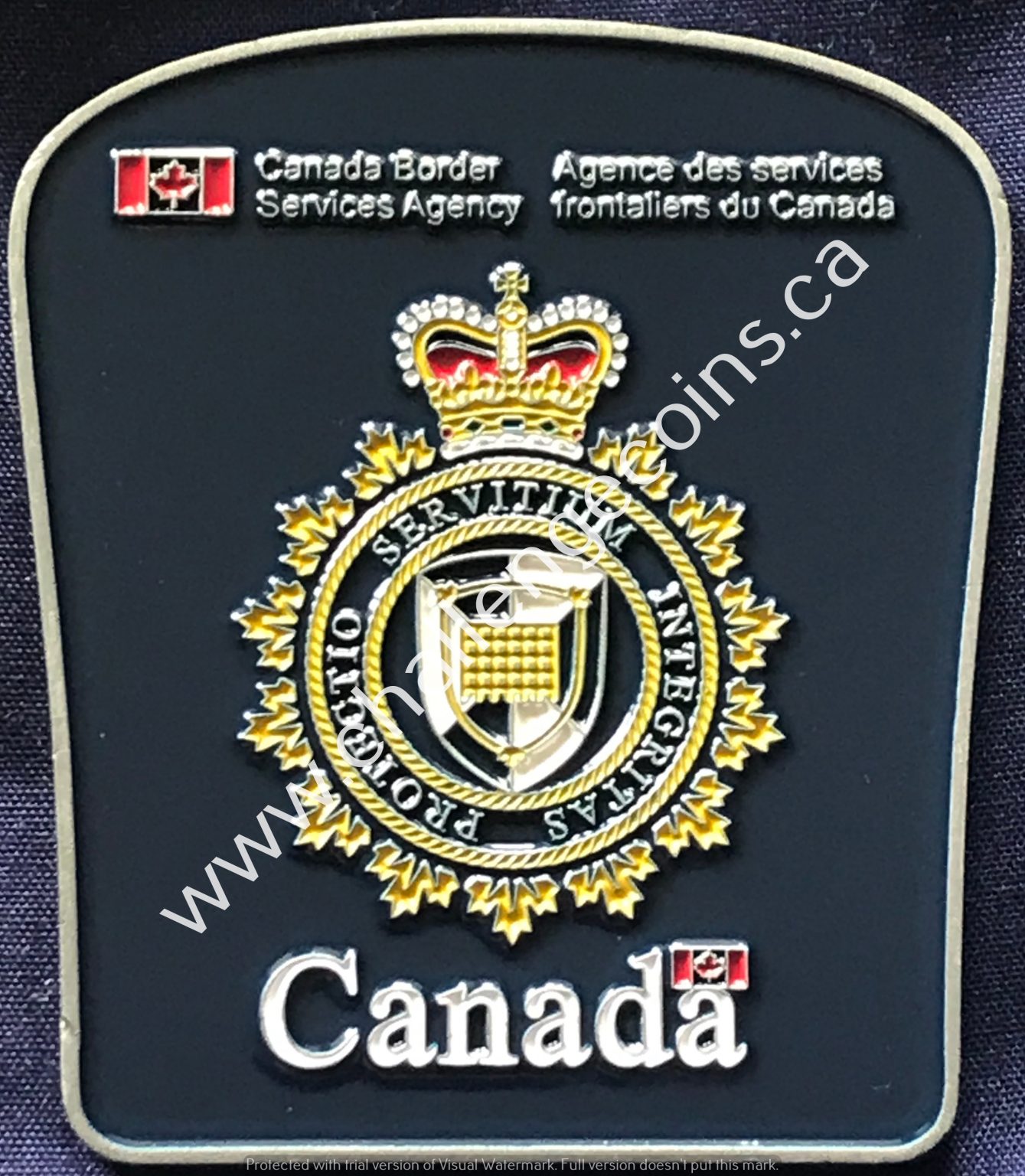 Canada Border Services Agency CBSA Patch Shape Challengecoins.ca