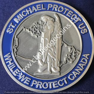 Canada Border Services Agency CBSA - St-Michael Protect Us Blue